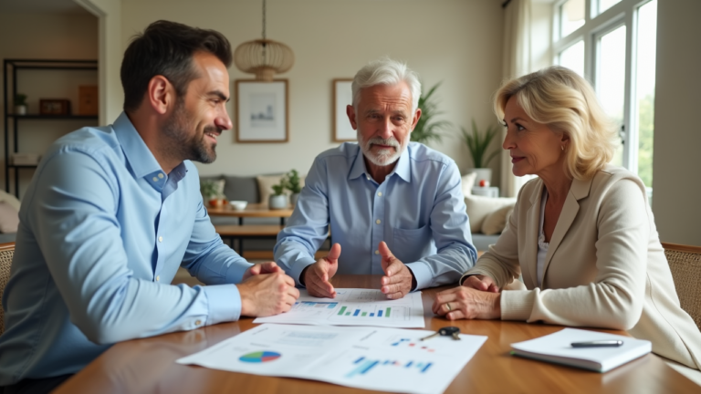 Maklerleistungen beim Verkauf einer Immobilie im Überblick - Beitragsbild (Flux-advanced)